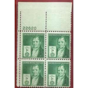  Stamps US Inventor Eli Whitney Sc 889 MNHVF Block of 4 