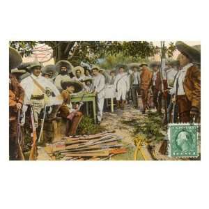 Emiliano Zapata and Followers, Cuernavaca, Mexico Giclee Poster Print 