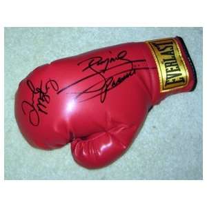  FLOYD MAYWEATHER JR & MANNY PACQUIAO signed BOXING Glove 