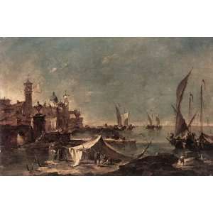  FRAMED oil paintings   Francesco Lazzaro Guardi   24 x 16 