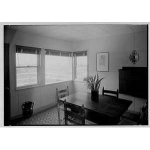 Photo Francis Biddle, residence in Harvey Cedars, New Jersey. Dining 