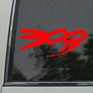  300 Red Decal Frank Miller Car Truck Bumper Window Red 