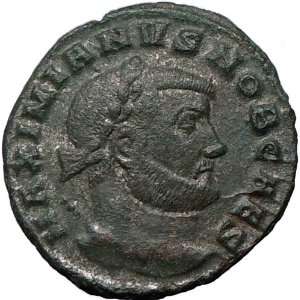 GALERIUS 305AD Large Rare Ancient Roman Coin JUNO NONETA Protectress 