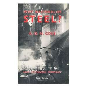   steel? G. D. H. (George Douglas Howard) (1889 1959) Cole Books