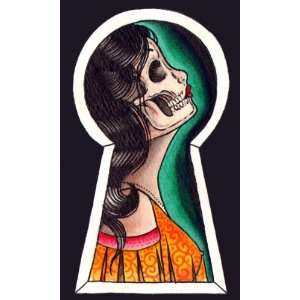  Keyhole by Opie Ortiz Tattoo Art Canvas Giclee Print