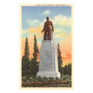 Huey P. Long Monument, Baton Rouge, Louisiana Giclee Poster Print 