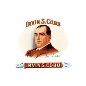  Irvin S. Cobb 12x18 Giclee on canvas