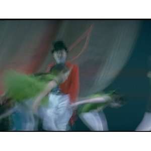 Timed Exposure of Jerome Robbins as Ringmaster Performing 