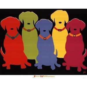  Five Labs by Jim Williams 24x19