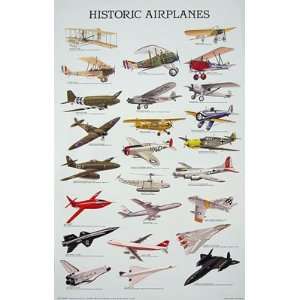    Historic Airplanes poster by John Batchelor