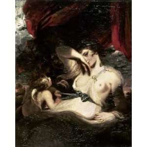  Venus and Amor by Joshua Reynolds. Size 7.88 X 10.00 Art 