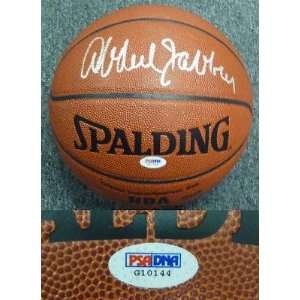Kareem Abdul Jabbar Autographed Ball   LA PSA COA   Autographed 
