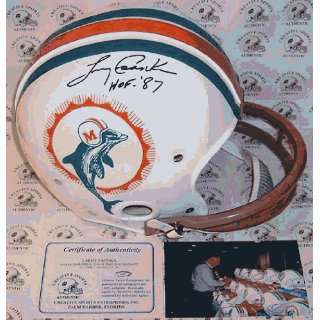 Larry Csonka Autographed Helmet   Authentic with RK Inscription