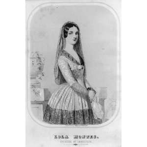  Lola Montez,Eliza Rosanna Gilbert,Countess of Landsfeld 
