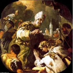  FRAMED oil paintings   Luca Giordano   24 x 24 inches 