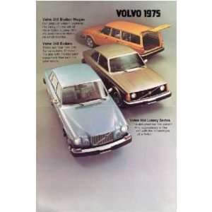  1975 VOLVO 164 LUX 240 245 WAGON Sales Page Piece 