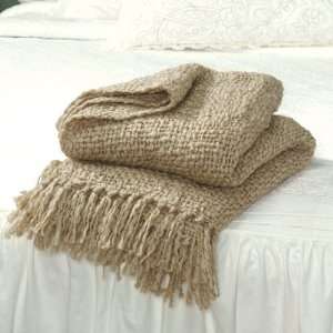  Tan Luxurious Knit Throw