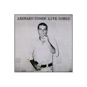  Leonard Cohen Live Songs (Lp Record) 