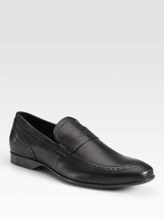 Versace Collection   Leather Loafers