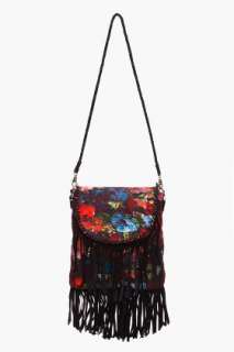 Jeffrey Campbell Floral Tassel Shoulder Bag for women  