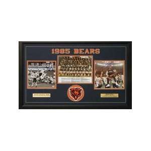 Mike Ditka & William Perry Autographed 1985 Chicago Bears Framed