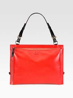   open pocket Signature red lining 13W X 11H X 5D Made in Italy