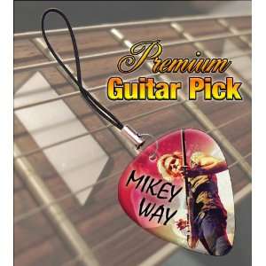  My Chemical Romance Mikey Way Guitar Pick Phone Charm 
