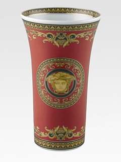 Versace   Medusa Red Vase/Red