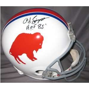  O.J. Simpson Autographed Helmet   Throwback Full Size 