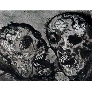FRAMED oil paintings   Otto Dix   24 x 18 inches   Dead ahead of the 