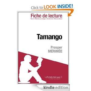 Tamango de Prosper Mérimée (Fiche de lecture) (French Edition 