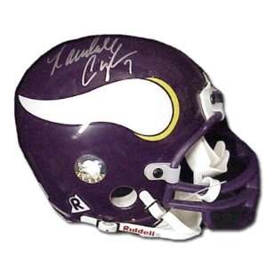 Randall Cunningham Signed Vikings Mini Helmet