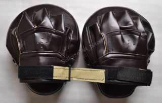 Thai Muay Boxing focus gloves mitts punching pads training kick MMA 