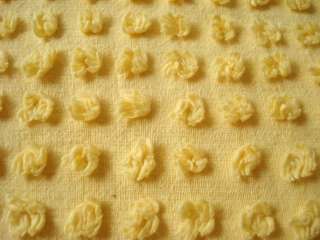   POPS Vintage Chenille Bedspread Popcorn Fabric Bright and Cheerful