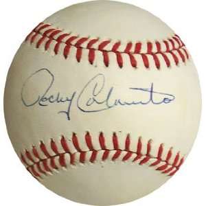  Rocky Colavito Autographed Baseball