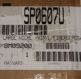 Large Plastic Pool Niche Vinyl / Fiberglass SP0607U  