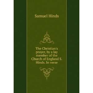   of the Church of England S. Hinds. In verse. Samuel Hinds Books