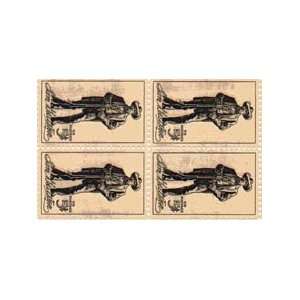 Sam Houston Set of 4 X 5 Cent Us Postage Stamps Scot #1242a