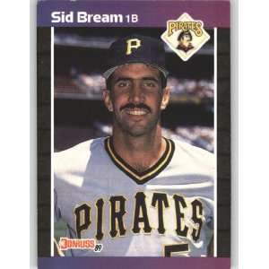  1989 Donruss #252 Sid Bream   Pittsburgh Pirates (Baseball 