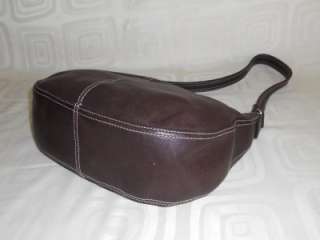 Fossil 75082 Brown Leather Medium Hobo Handbag Purse  