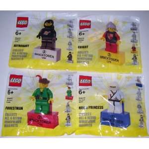  Toys R US Lego Bricktober Minifigure #1 Ninja #2 Forestman #3 Knight 