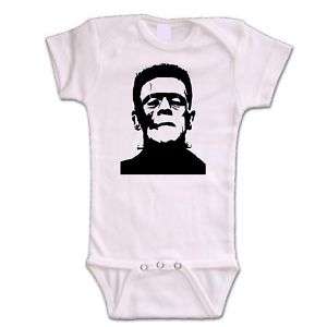 frankenstein baby onsie bodysuit kids shirt top infant  