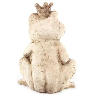 NEW Ceramic Garden Frog / Crown Ornament Gardening Cute Fun Gift 
