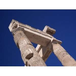  Detail of Top of Temple, Acropolis, Lindos, Rhodes 