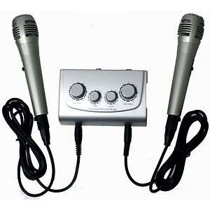 New Azusa MIK0115 Karaoke Mixer with Microphone with Echo & Tone 