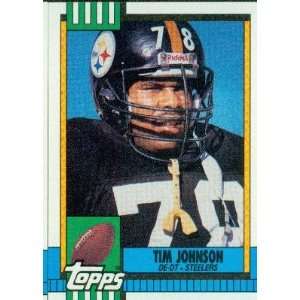  1990 Topps #176 Tim Johnson   Pittsburgh Steelers 