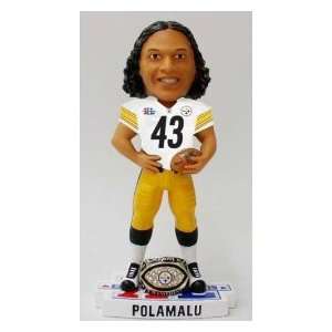 Troy Polamalu Pittsburgh Steelers #43 Super Bowl XL Champ Ring Bobble