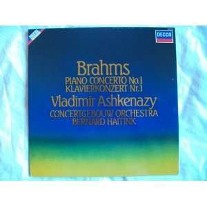   VLADIMIR ASHKENAZY Brahms Piano Concerto 1 LP Vladimir Ashkenazy