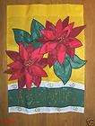 TOLAND GERANIUM SUMMER RED GERANIUMS APPLIQUE FLAG items in FLAGS OVER 