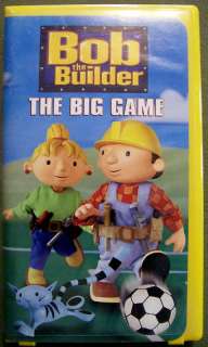 BOB THE BUILDER THE BIG GAME VHS 045986241085  